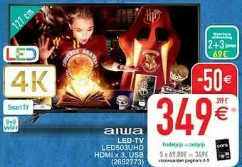 Cora Aiwa led-tv led503uhd aanbieding