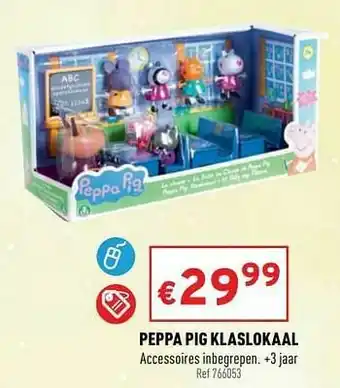 Trafic Peppa pig klaslokaal aanbieding