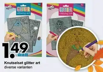 Knutselset glitter art