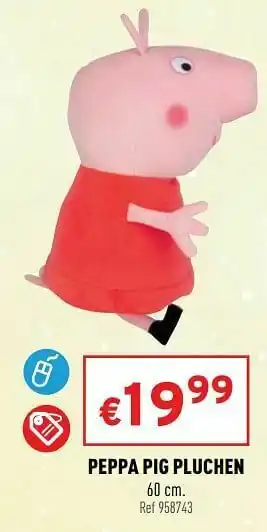 Trafic Peppa pig pluchen aanbieding