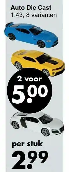 Auto die cast