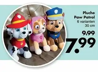 Wibra Pluche paw patrol aanbieding
