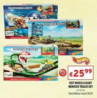Trafic Hot wheels kart nemesis track set aanbieding