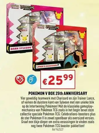 Pokemon v box 25th anniversary