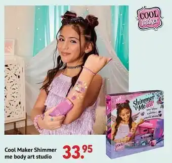 Multi bazar Cool maker shimmer me body art studio aanbieding