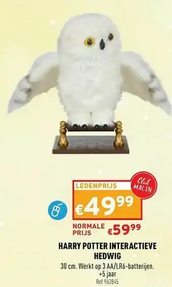 Harry potter interactieve hedwig