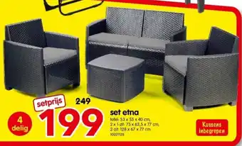 Yess Set Etna 4 delig aanbieding