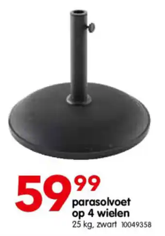 Yess Parasolvoet op 4 Wielen 25kg aanbieding