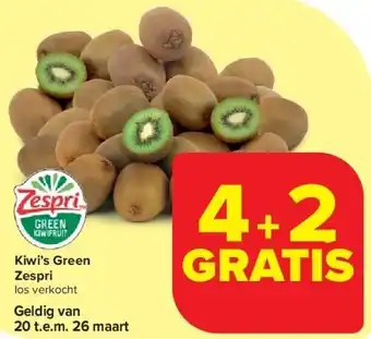 Carrefour Kiwi’s Green Zespri aanbieding