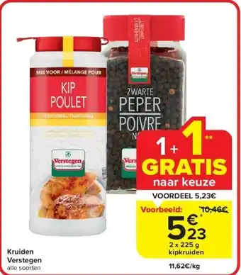 Carrefour Kruiden Verstegen aanbieding