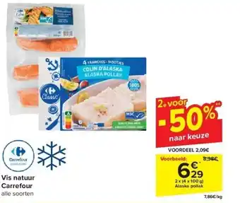 Carrefour Vis natuur Carrefour aanbieding