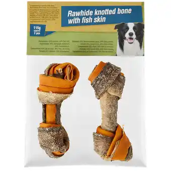 Hondensnacks Rawhide + Fish Skin