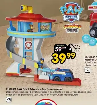 ToyChamp 01692051 PAW Patrol Adventure Bay Toren speelset aanbieding