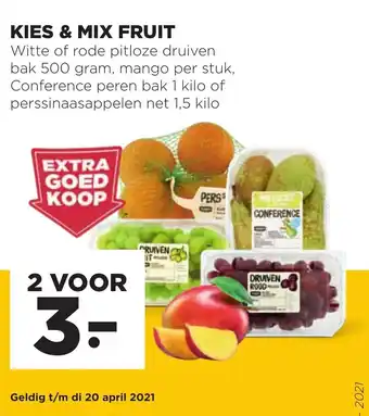 Jumbo Kies & Mix Fruit aanbieding