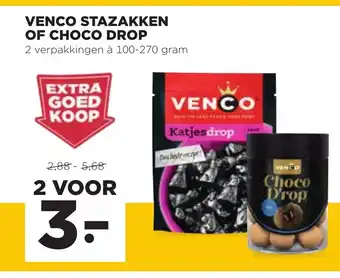 Venco Stazakken of choco drop