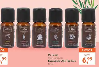 Holland & Barrett De Tuinen Essentiele Olie Tee Tree 10ml aanbieding