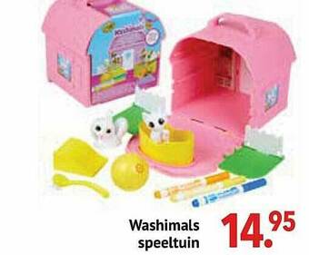 De Kinderplaneet Washimals Speeltuin aanbieding