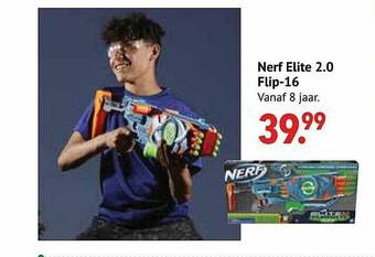 De Kinderplaneet Nerf Elite 2.0 Flip-16 aanbieding