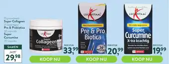 Super Collagen, Pre & Probiotica, Super Curcumine