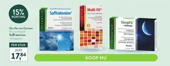 Op alles van Fytostar Saffratonine