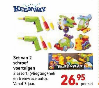 Set Van 2 Schroef Voertuigen