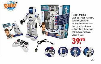 De Kinderplaneet Robot Marko aanbieding