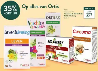 Op alles van Ortis, Vruchten & Vezels Kids Milde Werking 250ml