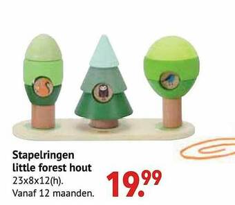 Stapelringen Little Forest Hout