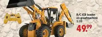 R-c Jcb Loader En Graafmachine 1:20