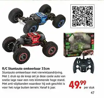 R-c Stuntauto Omkeerbaar 35cm