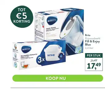 Brita, Fill & enjoy Blue 2,4L