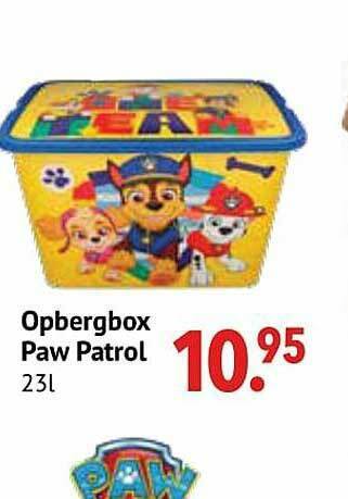 Opbergbox Paw Patrol