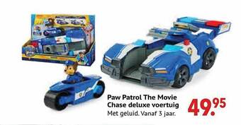 Paw Patrol The Movie Chase Deluxe Voertuig