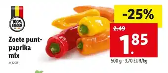 Lidl Zoete punt paprika mix aanbieding