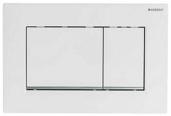 Geberit Sigma 30 bedieningspaneel glanzend wit voor UP320 inbouwreservoir