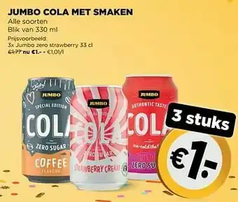 Jumbo Jumbo zero strawberry aanbieding