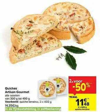 Carrefour Market Quiche lorraine aanbieding