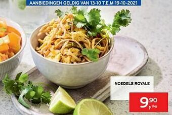 Alvo Noedels royale aanbieding