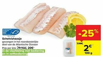 Carrefour Schelvishaasje aanbieding