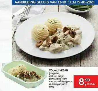Alvo Vol-au-vegan jozephine aanbieding