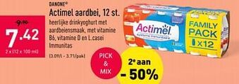 ALDI Actimel Aardbei aanbieding