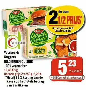 Nuggets iglo green cuisine