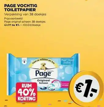 Jumbo Page original schoon aanbieding
