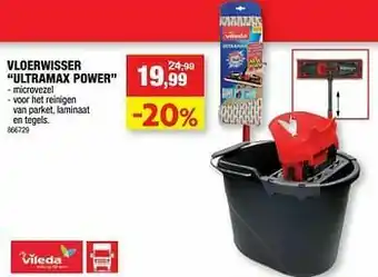 Hubo Vloerwisser ultramax power aanbieding