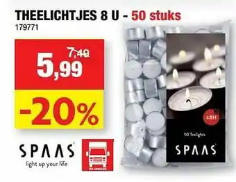 Theelichtjes 8 u