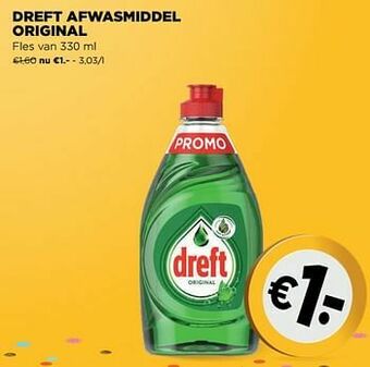 Jumbo Dreft afwasmiddel original aanbieding