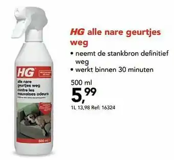 Hubo Hg alle nare geurtjes weg aanbieding
