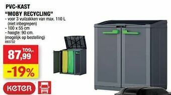 Pvc-kast moby recycling