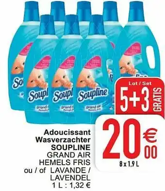 Cora Adoucissant wasverzachter soupline grand air hemels fris ou - of lavande - lavendel aanbieding