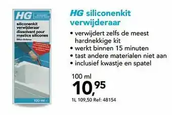 Hg siliconenkit verwijderaar